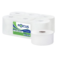 Туалетная бумага Focus Eco Jumbo 450 метров 1сл белая 1/12 5050785