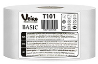 Туалетная бумага в больших рулонах Veiro Professional Basic T101 450м. 1/6