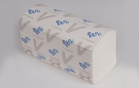 Полотенца бумажные листовые белые 250л, 1-сл, V-сл, 25*21см РНБ NRB-25V115 1/20