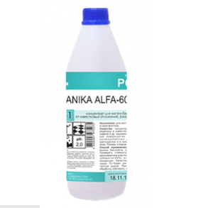 ANIKA Alfa-60 1л, Концентрат для чистки бассейна от известковых отложений, ржавчины и грязи арт. 366