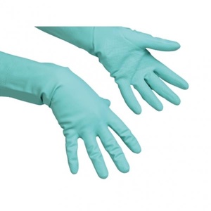 Резиновые перчатки многоцелевые S 100158 (100755) зеленые