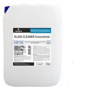 Glass Cleaner (concentrate) 10л Жидкий концентрат с нашатырным спиртом и отдушкой для чистки стекол