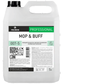 MOP BUFF моющий концентрат для восстановления полимерных покрытий, 5 л. Артикул 007-5