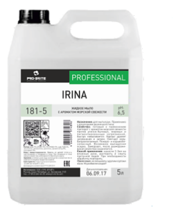 Жидкое мыло с ароматом морской свежести IRINA 5 л.  Артикул:181-5