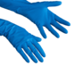 Перчатки резиновые "Vileda" многоцелевые - M 100753 (100156) голубые