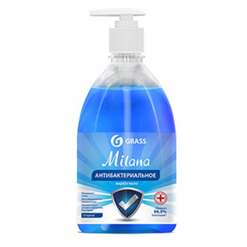 Жидкое крем-мыло MILANA антибактериальное  500мл с дозатором