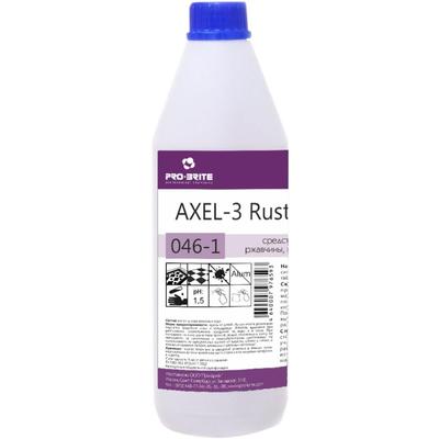 Axel-3. Rust Remover 1 л, средство для удаления пятен ржавчины, марганцовки и крови пятновыводитель