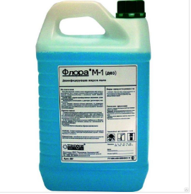 Дезинфицирующее жидкое мыло 5л ФЛОРА М-1 арт.051 -5л