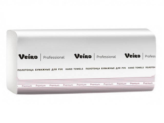 Полотенца для рук V-сложение, 2сл. Veiro Professional Premium KV306 1/20