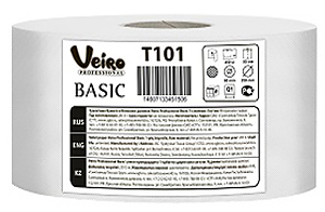 Туалетная бумага в больших рулонах Veiro Professional Basic T101 450м. 1/6
