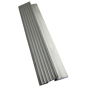 Алюминиевый порожек (Цвет-серебро), высота: 15 мм, ширина: 45 мм АП15