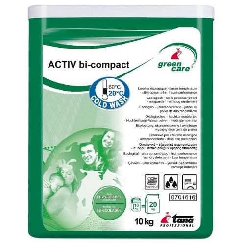 TANA ACTIIV bi-compact box Эко стиральный порошок 10кг
