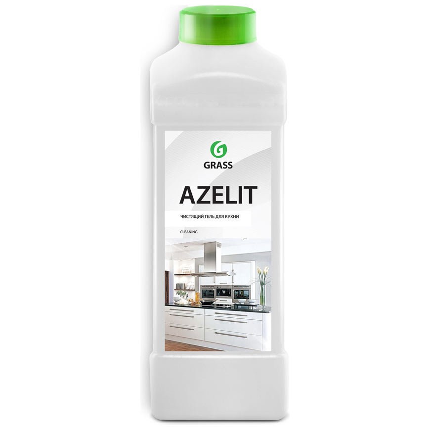 Azelit гель, универсал.чистящее средство конц. для удаления жира, нагара и копоти 1л, 218100