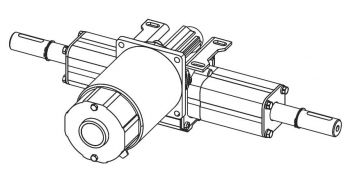Мотор привода с редуктором  150 Вт 24 В RA 40 ВМ 21032100