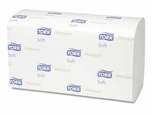Полотенца бумажные ZZ Tork Premium, 2-сл, 200л бел, 100278 1/15