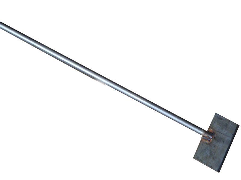 Скребок-ледоруб 200*100*3 мм с металлической ручкой