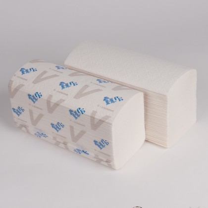 Полотенца бумажные листовые белые РНБ 250л, 2 сл, V-сл, 25*21см NRB-25V223 1/20