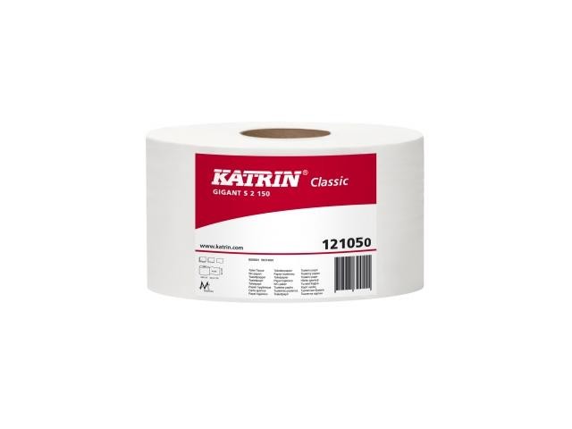 Туалетная бумага Katrin Classic Gigant S2 150, без перфорации, 2 сл. 150м 121050 (12105) 1/12