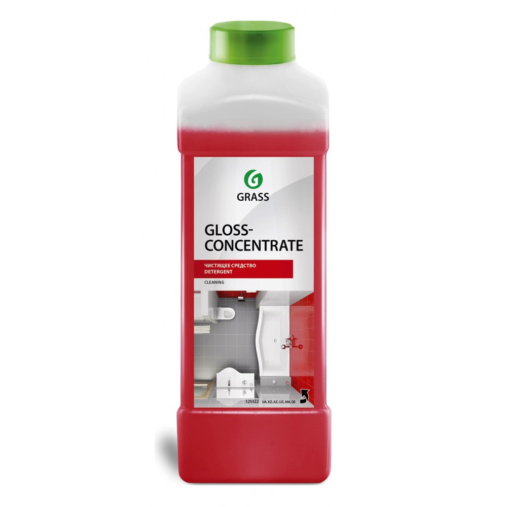 Gloss Concentrate 1л, Средство для чистки ванны и кухни 125322