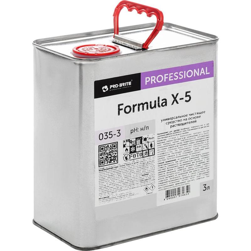 Formula X-5 (Формула Х-5) 3 л для послестроительной уборки (035-3)