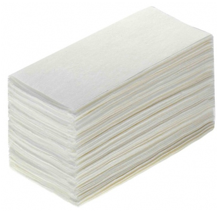 Полотенца бумажные листовые белые 200л, 1-сл, V-сл, 25*21см РНБ NRB-25V107 1/20